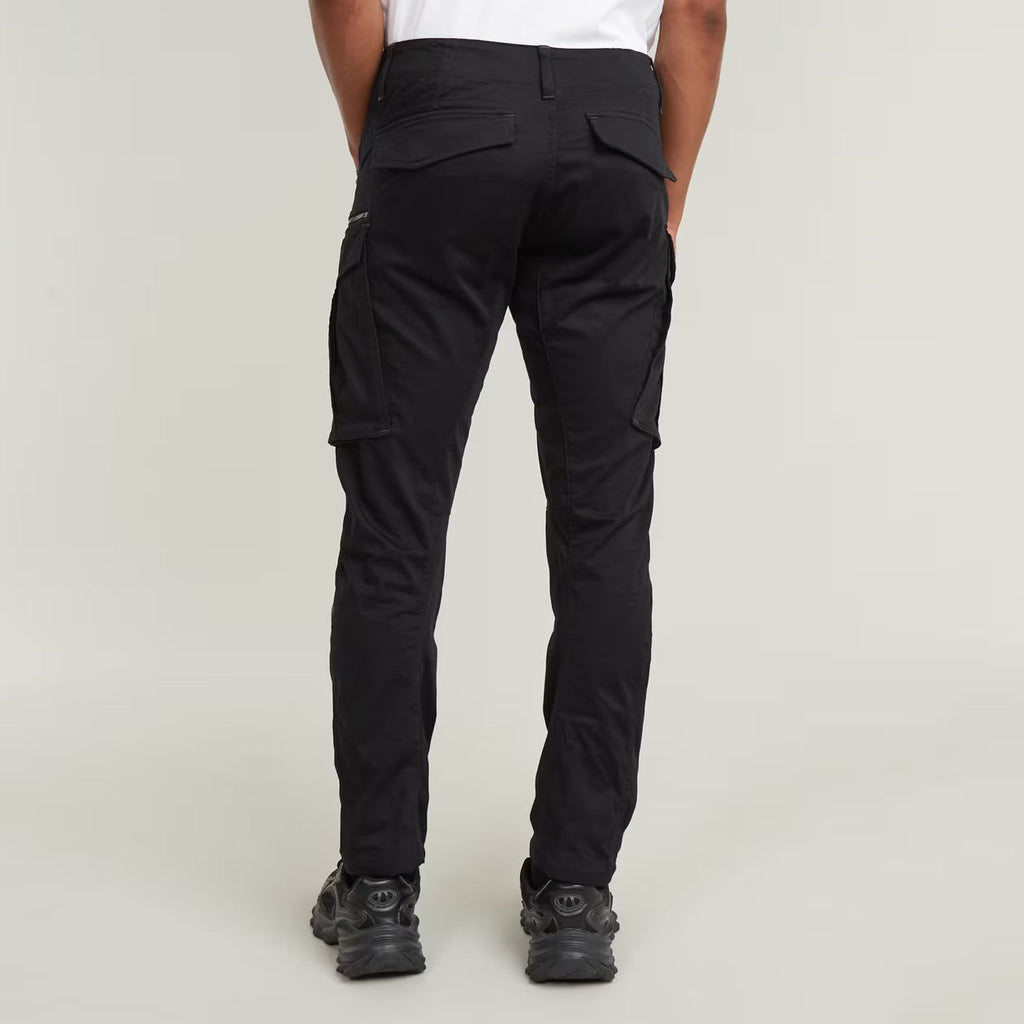 Rovic Zip 3D Tapered Pants Black