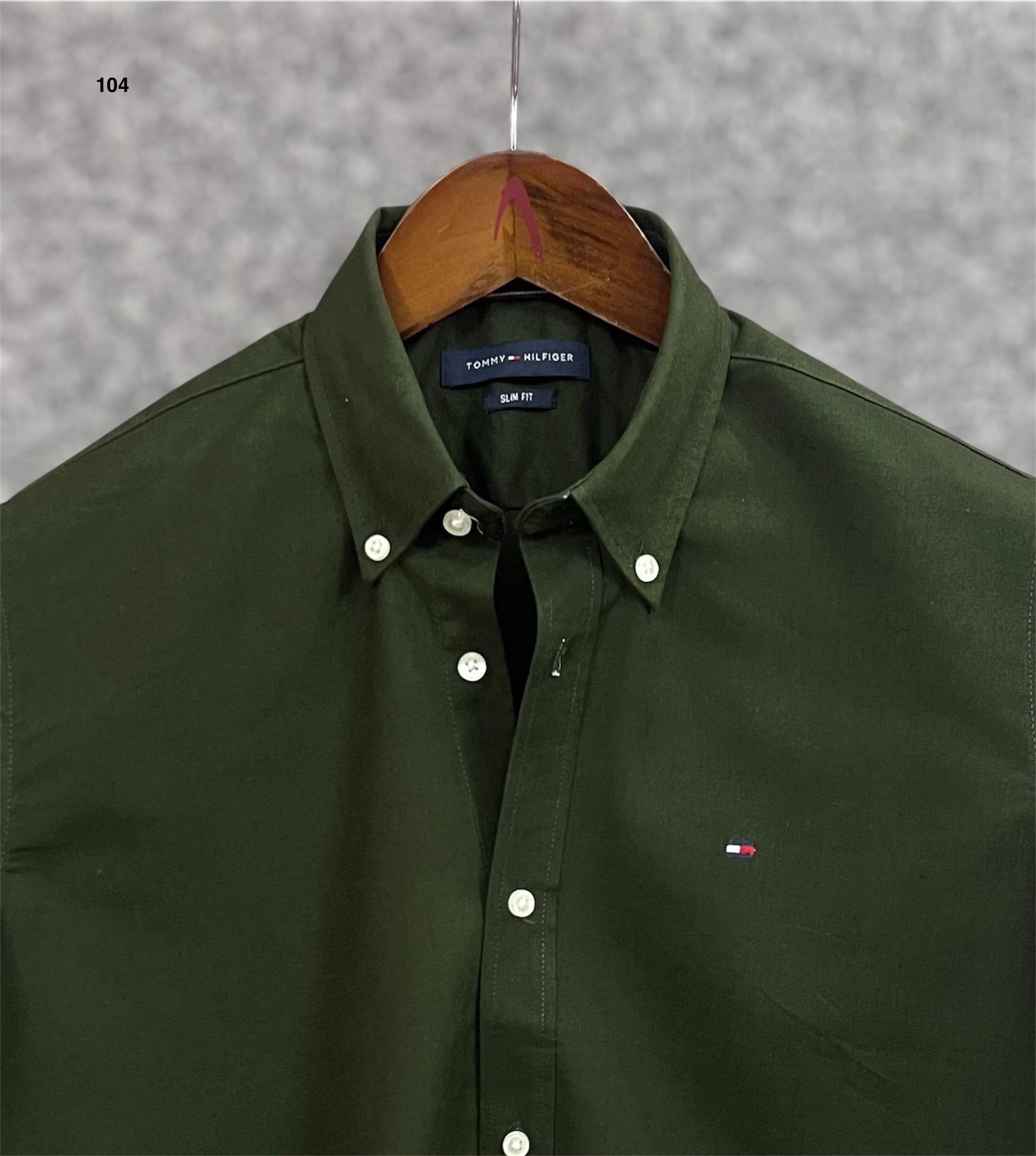 TMS Signature Solid Cotton Shirt 104