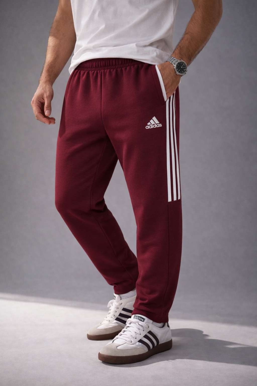 Exclusive Terry Cotton Trouser Maroon | Shirtology Bangladesh