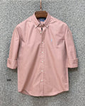 Premium Solid Logo Oxford Cotton Shirt RLS 223
