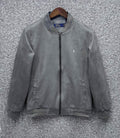 Premium Soft-Touch Suede Finish Jacket Ash
