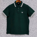 Premium Ultra Heavyweight Luxury Finish Polo Tshirt FPPL Green (New)