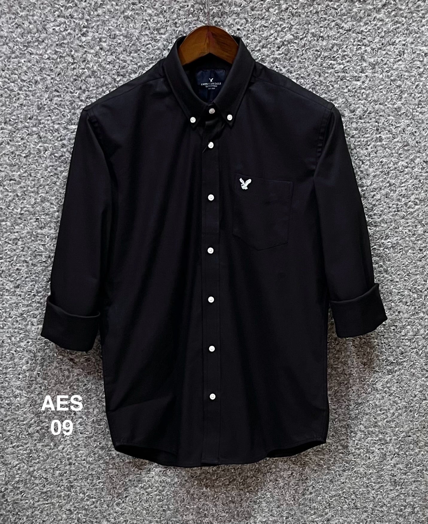 Premium Solid Oxford Cotton Shirt Black | Solid Shirt | Shirtology Bangladesh