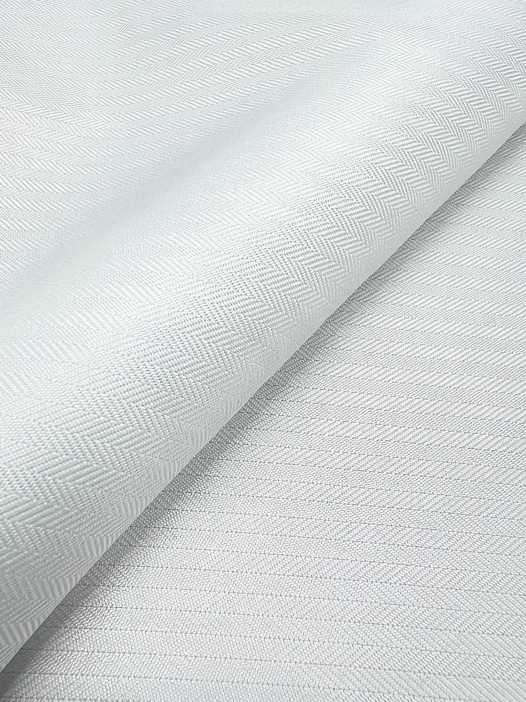Premium  Herringbone Fabric (Pure White)