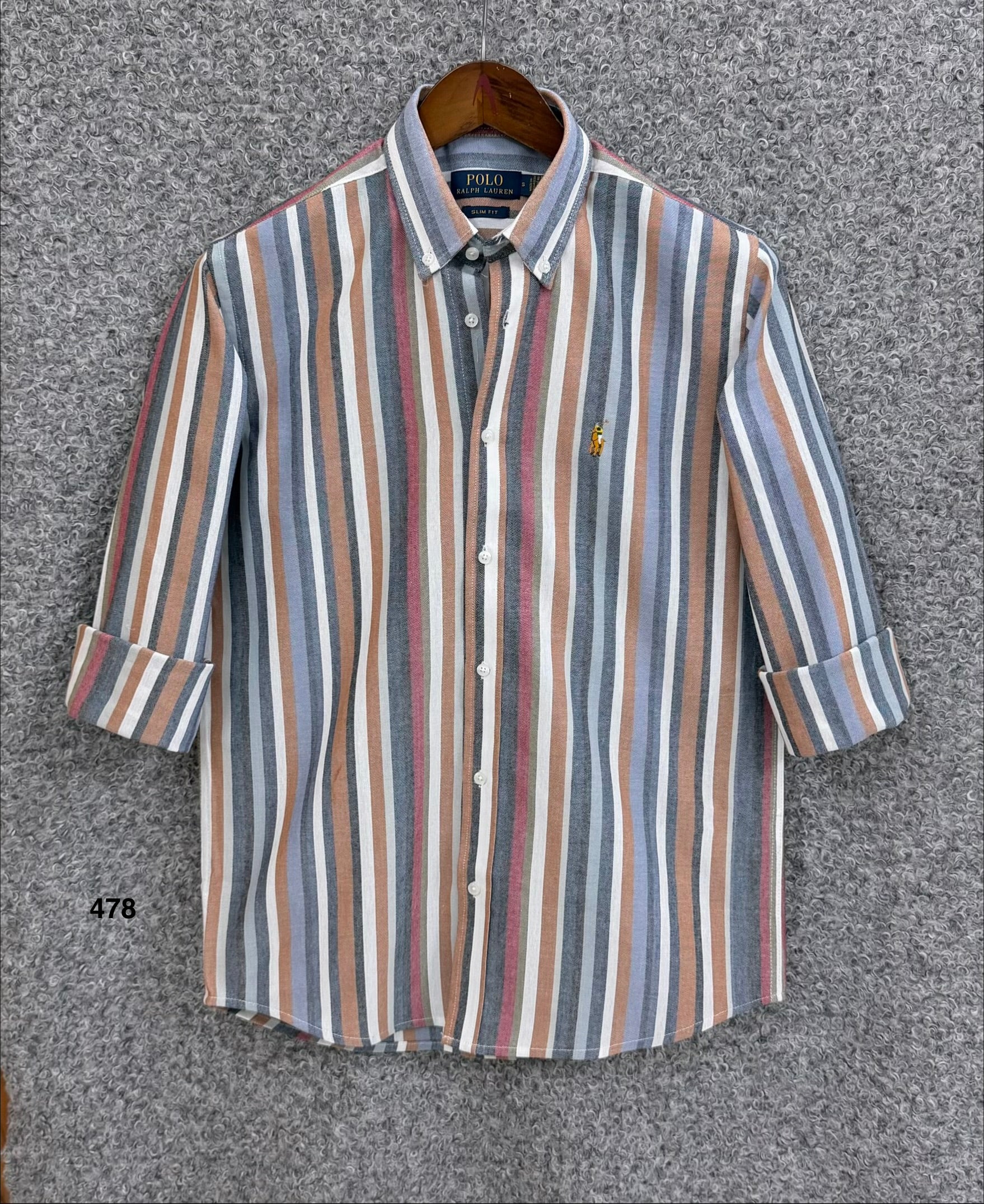 Premium Stripe Full Sleeve Shirt  RLST 478