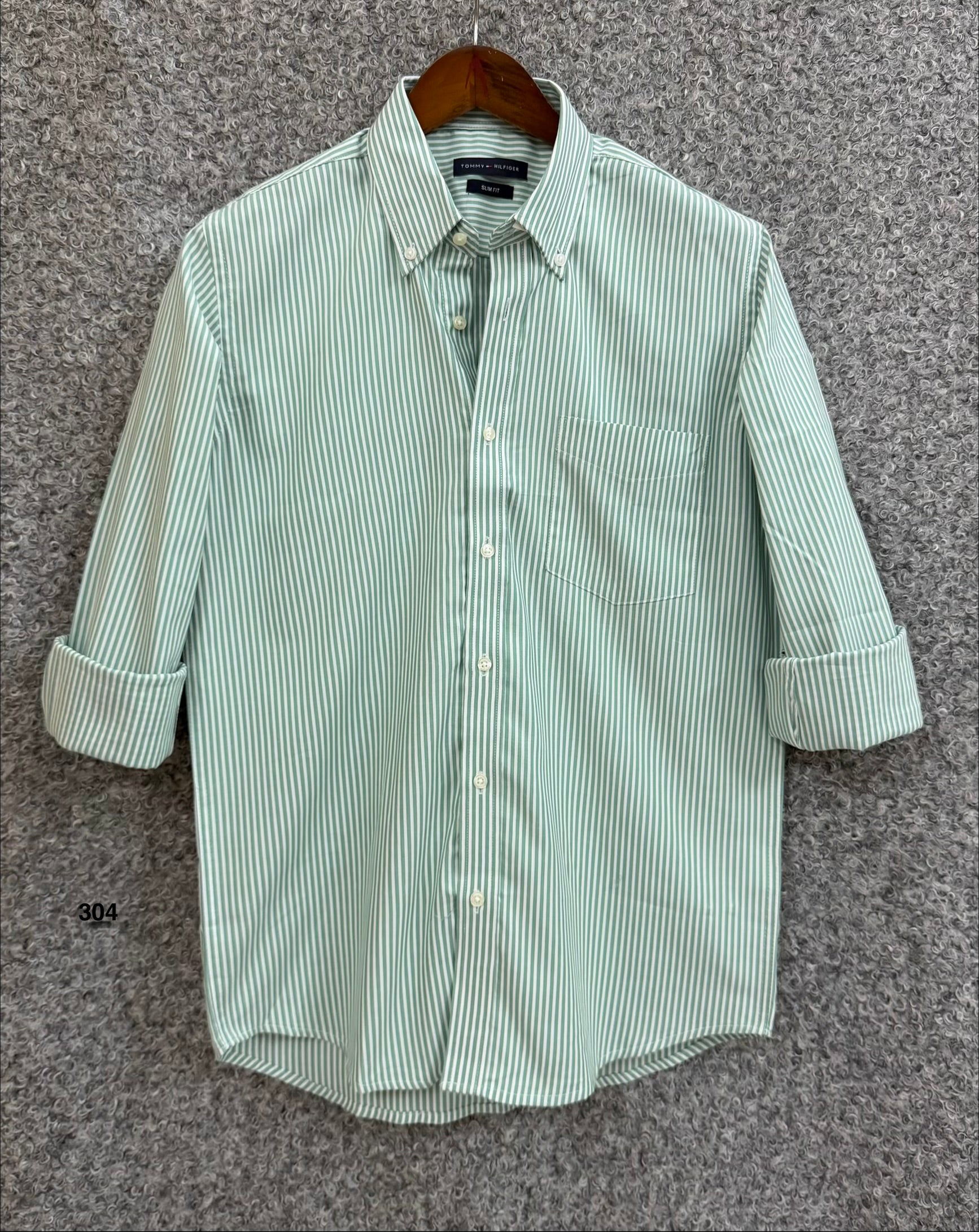 Premium Stripe Full Sleeve Shirt With Pocket | Stripe Shirt | Shirtology Bangladesh