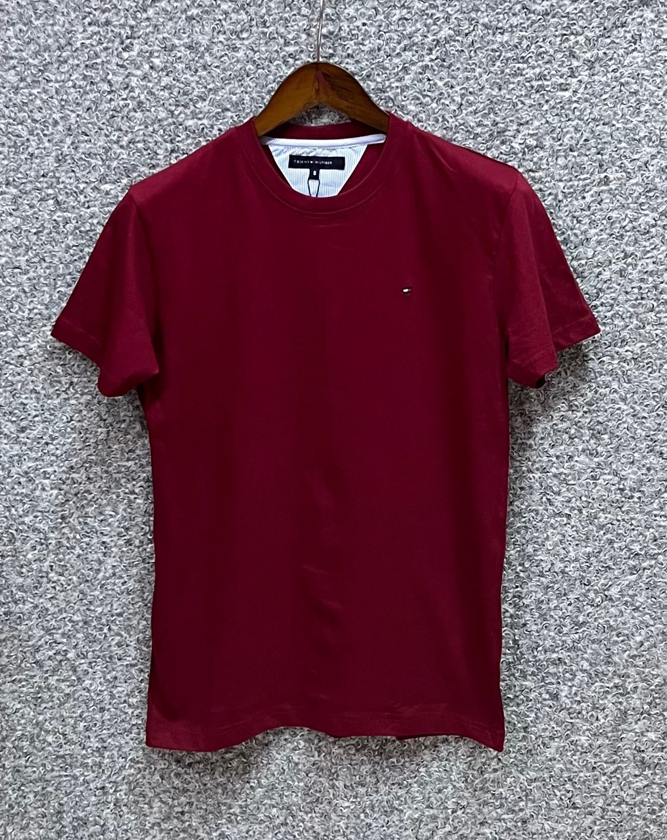 Premium Solid Tshirt TMSLT Maroon | Shirtology Bangladesh