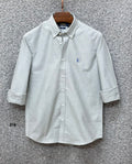 Premium Solid Logo Oxford Cotton Shirt RLS 218