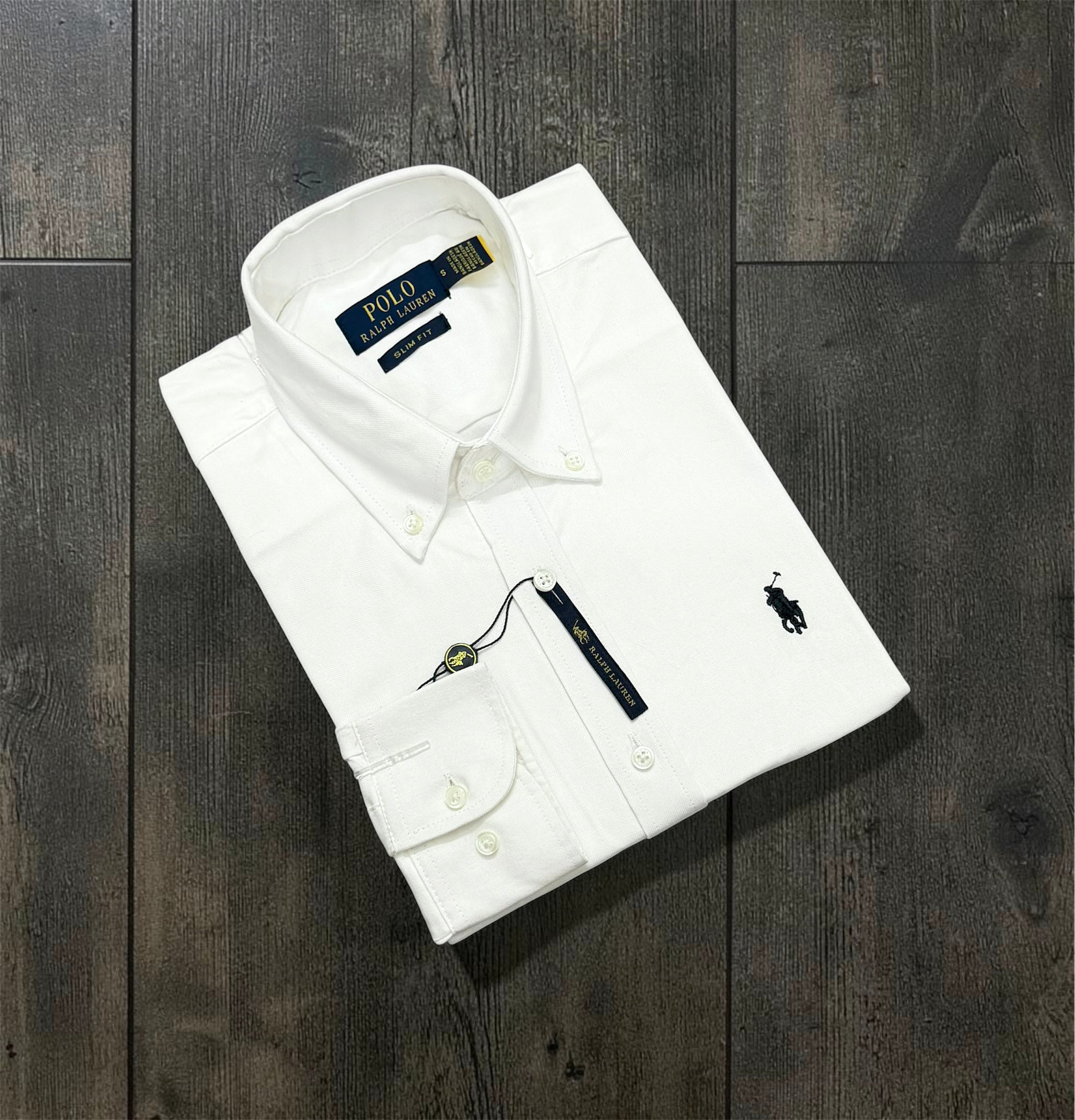 Premium Solid Logo Oxford Cotton Shirt | Solid Shirt | Shirtology Bangladesh
