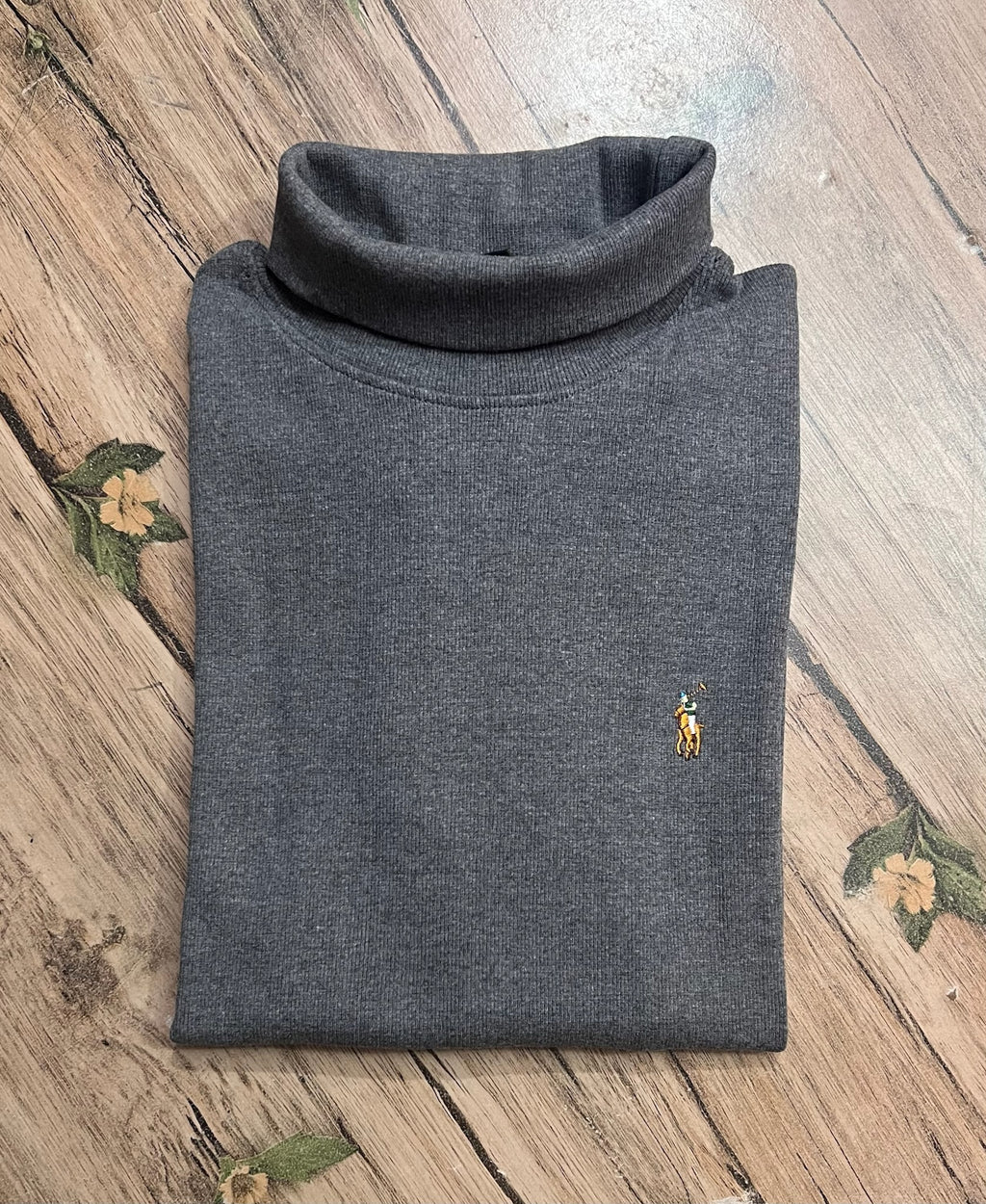Luxury Winterwear High-GSM Turtleneck Grey