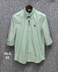 Premium Solid Oxford Cotton Shirt RLS Sea Green 55 | Solid Shirt | Shirtology Bangladesh