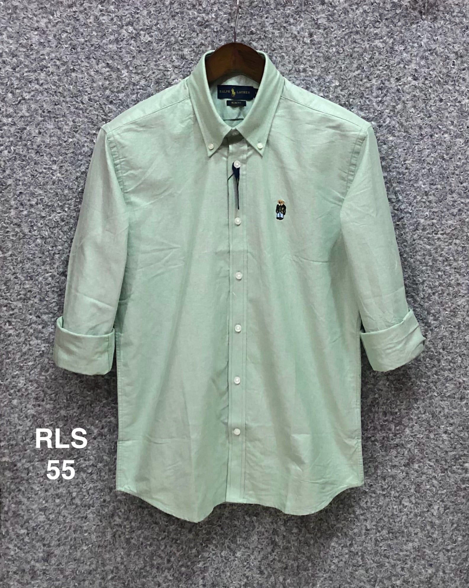 Premium Solid Oxford Cotton Shirt RLS Sea Green 55 | Solid Shirt | Shirtology Bangladesh