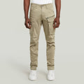 Rovic Zip 3D Tapered Pants Khaki