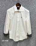 Luxury Solid Shirt LVS Off White 10 | Shirtology Bangladesh