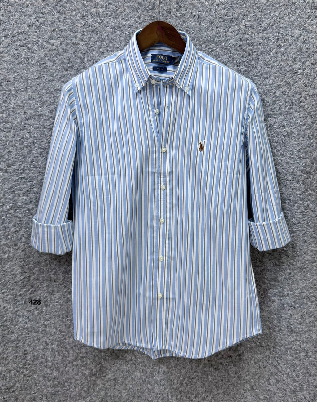 Premium Stripe Full Sleeve Shirt | Stripe Shirt | Shirtology Bangladesh