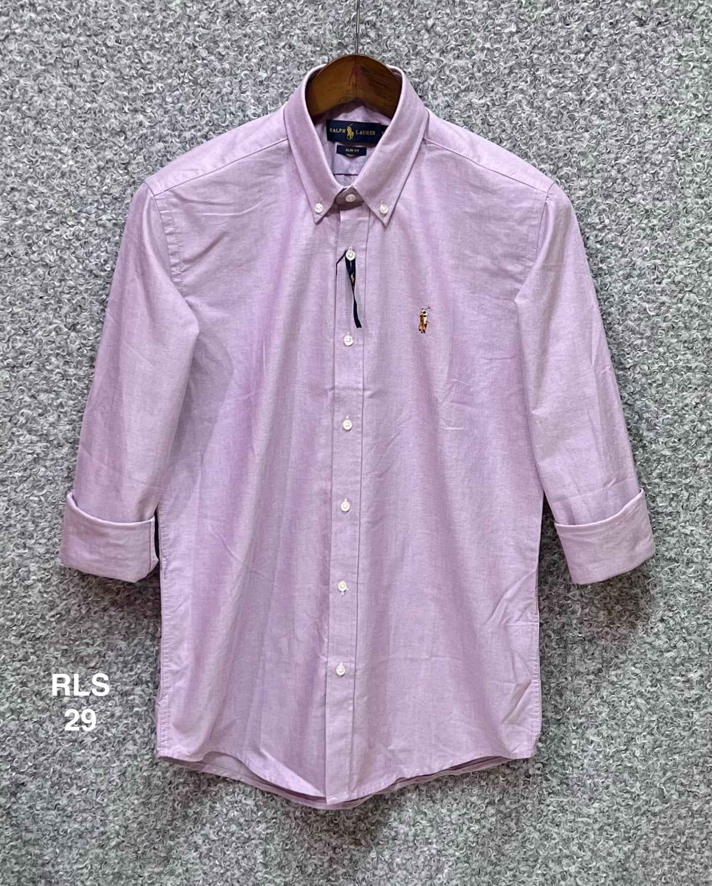 Premium Solid Oxford Cotton Shirt RLS Leavender 29 | Solid Shirt | Shirtology Bangladesh
