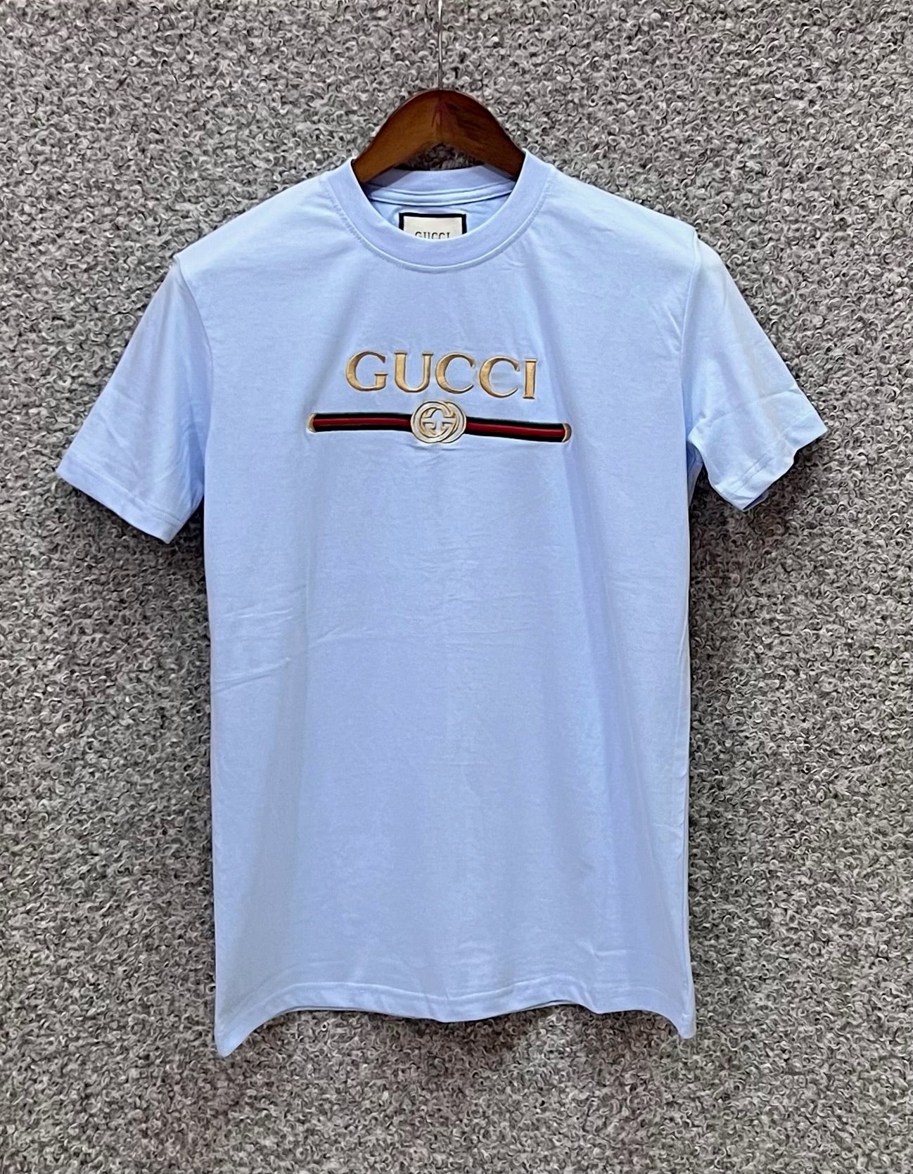 Premium Embroidery Tshirt GCCT Sky | Shirtology Bangladesh