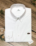 Premium Solid Streatch Cotton Shirt LKS White 23 | Solid Shirt | Shirtology Bangladesh