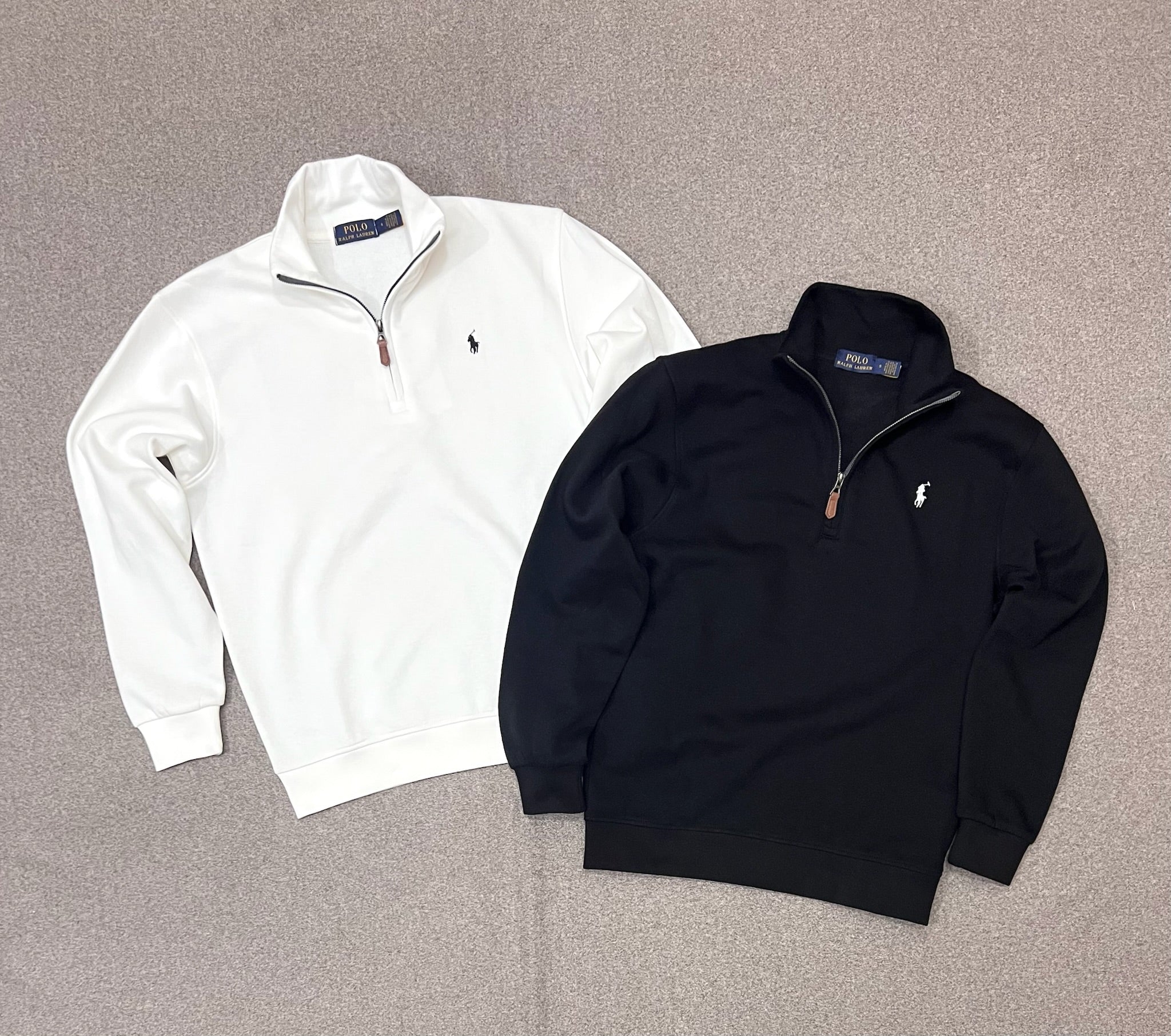 Premium Half Zip Pullover Jacket Black