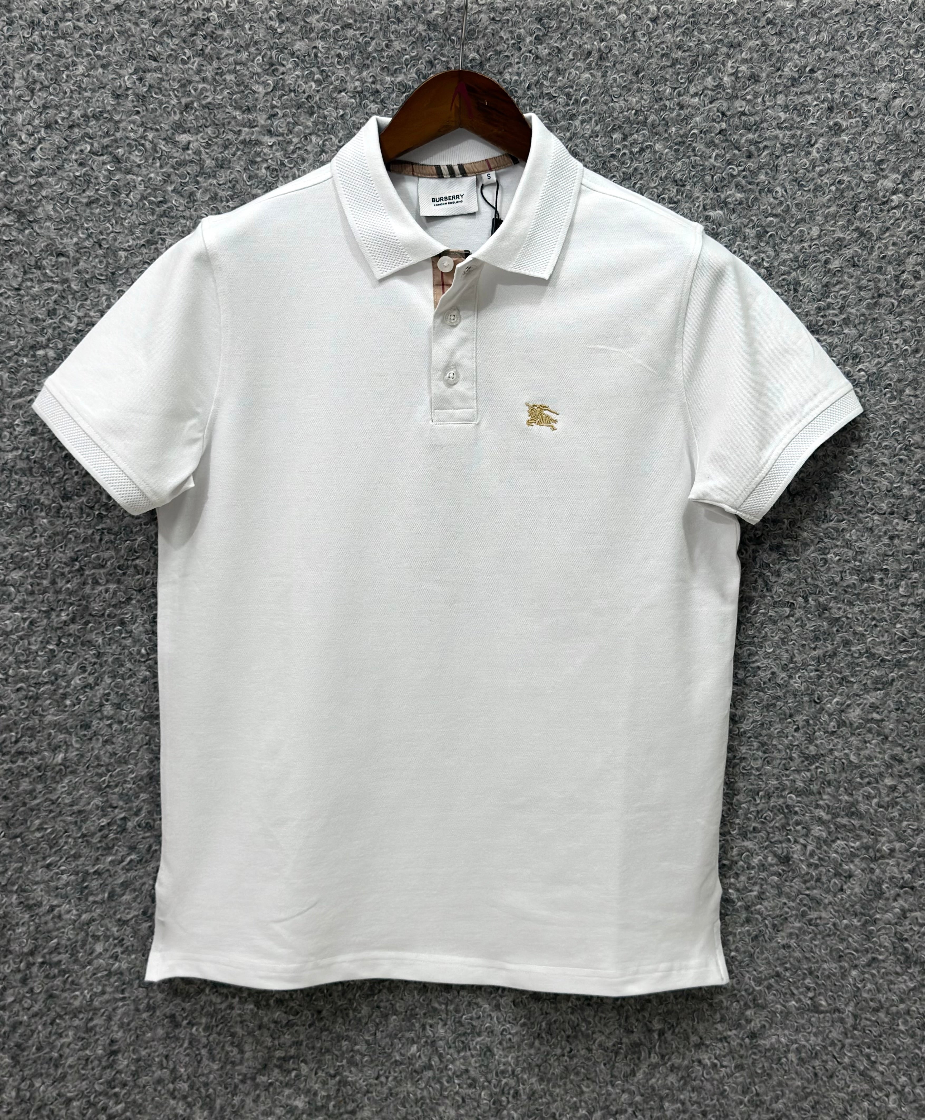 Premium polo TShirt BRBPLT White