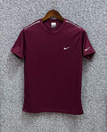Premium shoulder piping jersey tshirt NKJ Maroon | Shirtology Bangladesh