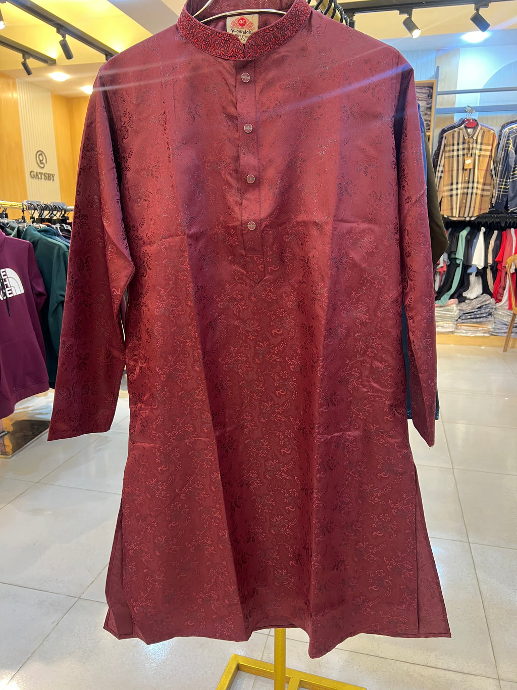 Luxury embroidery Panjabi with premium finish 351