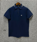 Premium Ultra Heavyweight Luxury Finish Polo Tshirt FPPL Navy