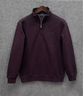 Premium Half Zip Pullover Jacket coffe