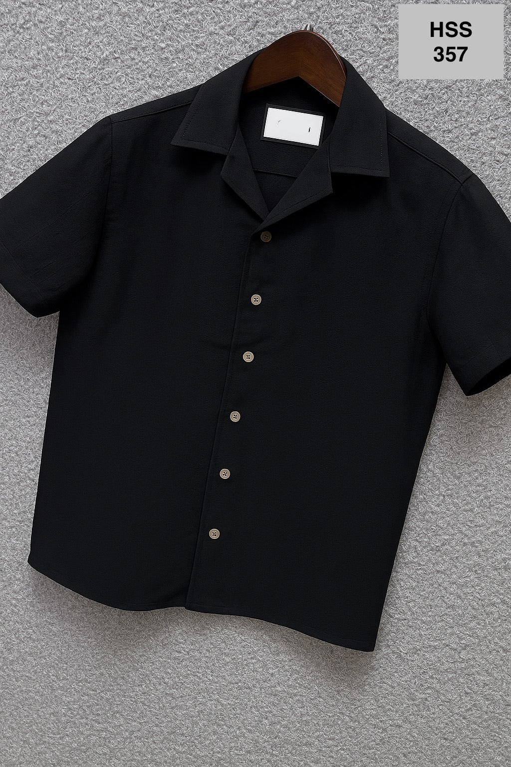 Premium Cuban Collar Bamboo Stripe Shirt GCST 357