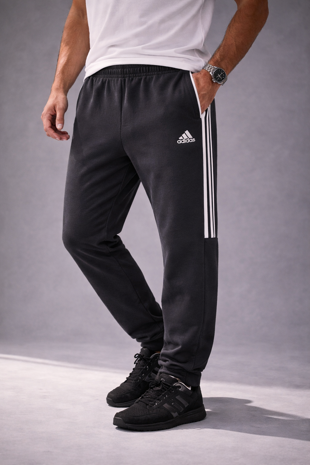 Exclusive Terry Cotton Trouser Ash | Shirtology Bangladesh