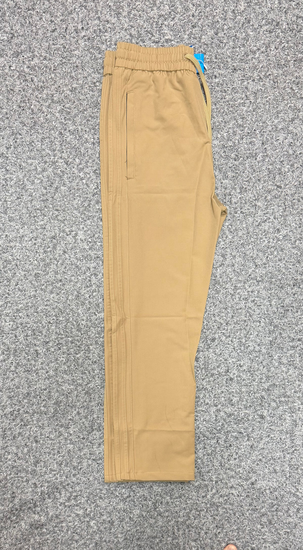 Premium Matching Three Stripe Full Athletic Track Pant Golden ADTKPT