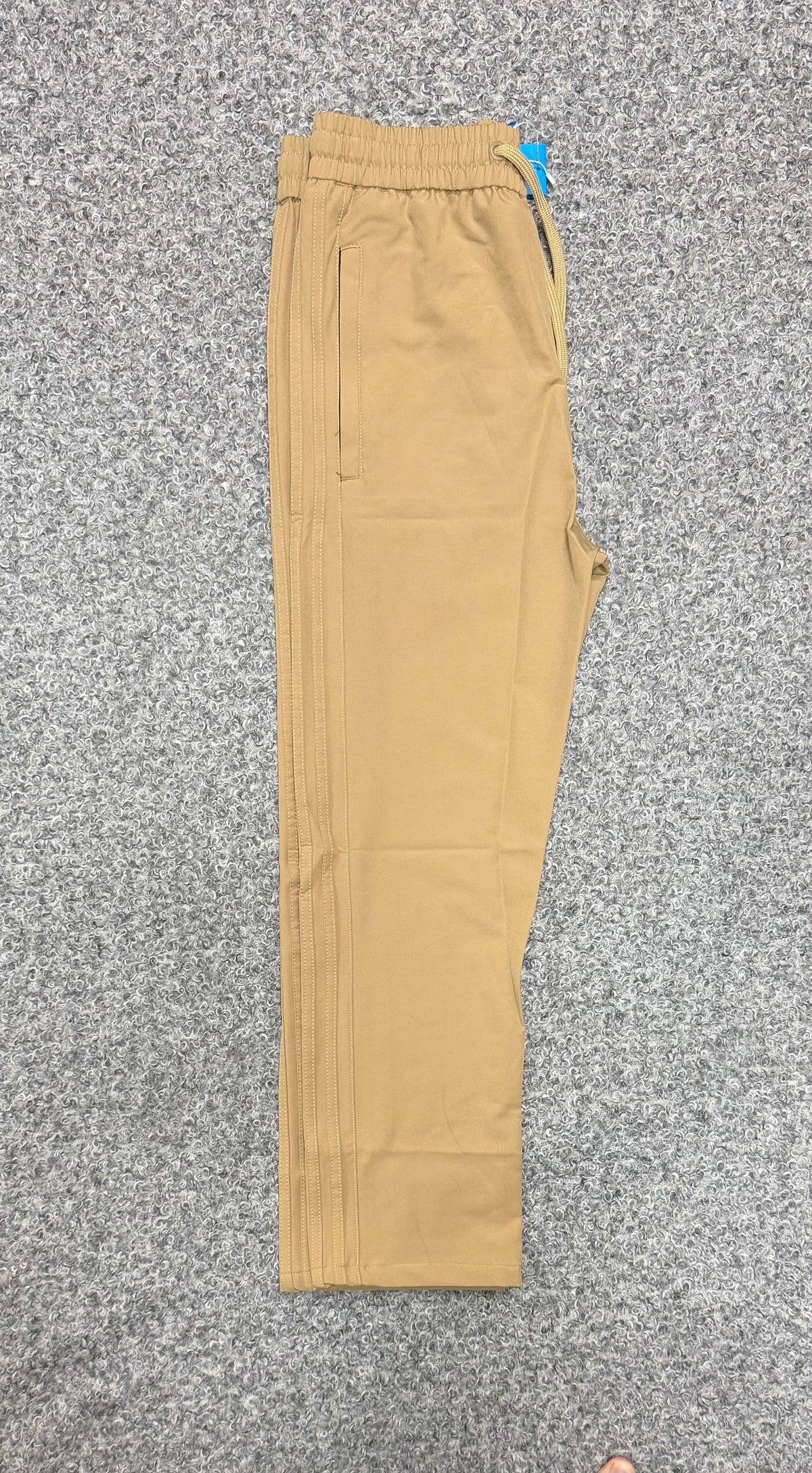 Premium Matching Three Stripe Full Athletic Track Pant Golden ADTKPT
