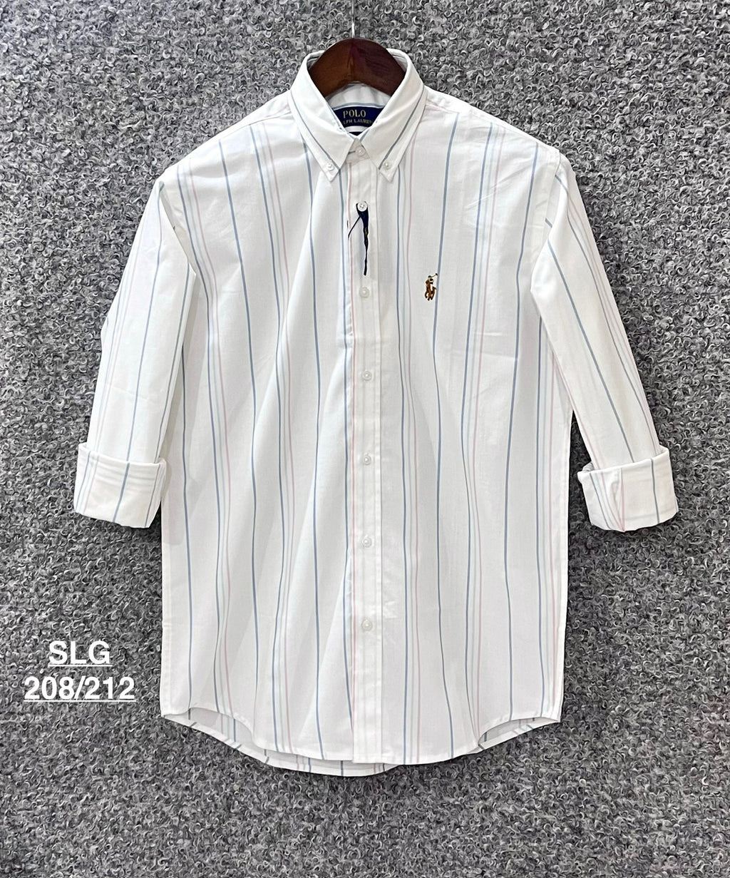 Premium Stripe Full Sleeve Shirt | Stripe Shirt | Shirtology Bangladesh