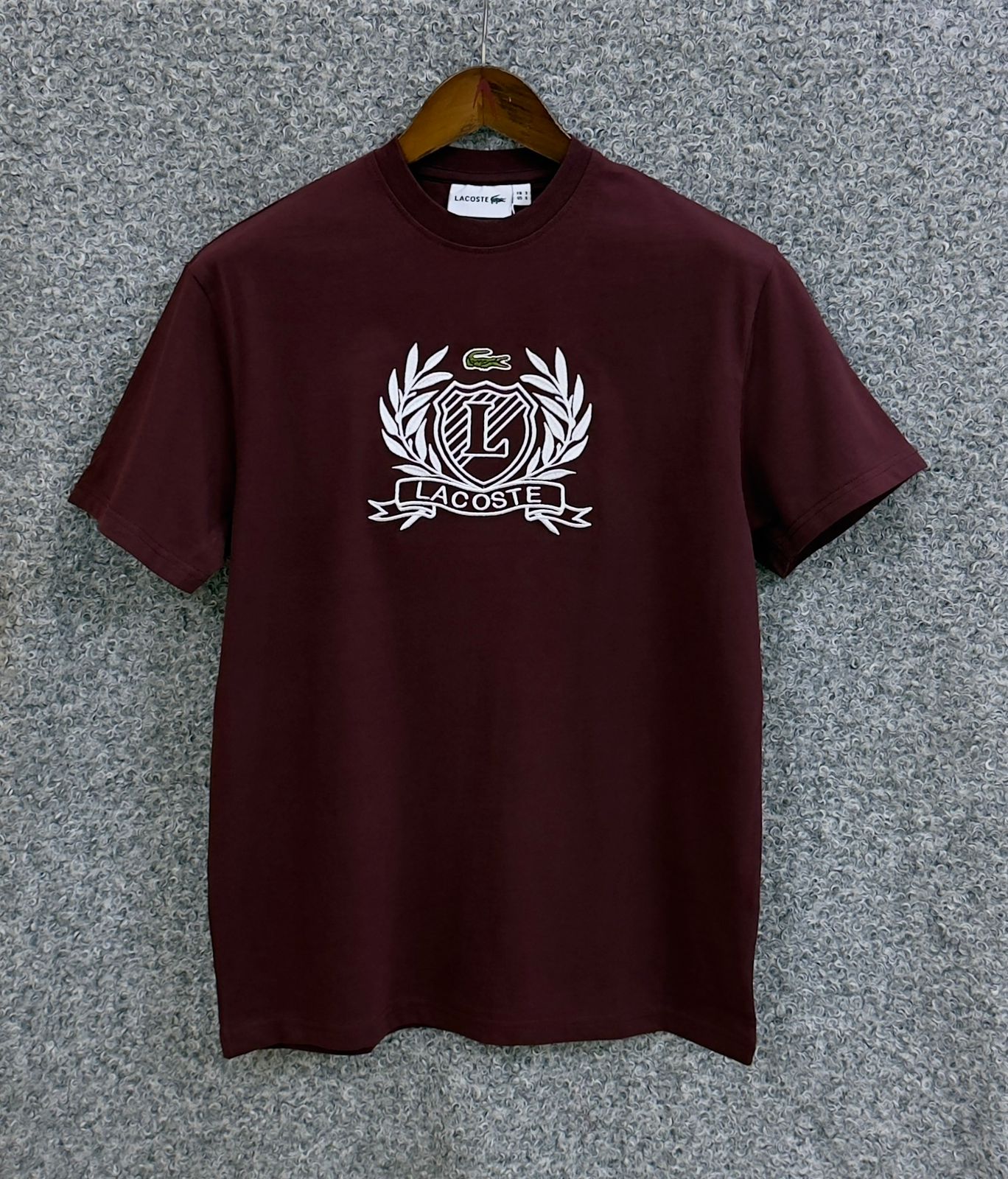 Premium Big Embroidery Tshirt LKSBET Coffee | Shirtology Bangladesh