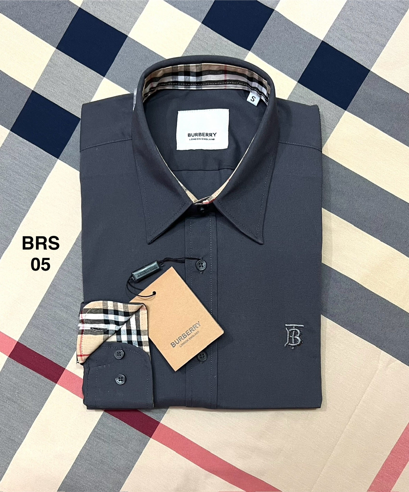 Signature Solid Shirt BRS charcoal | Shirtology Bangladesh