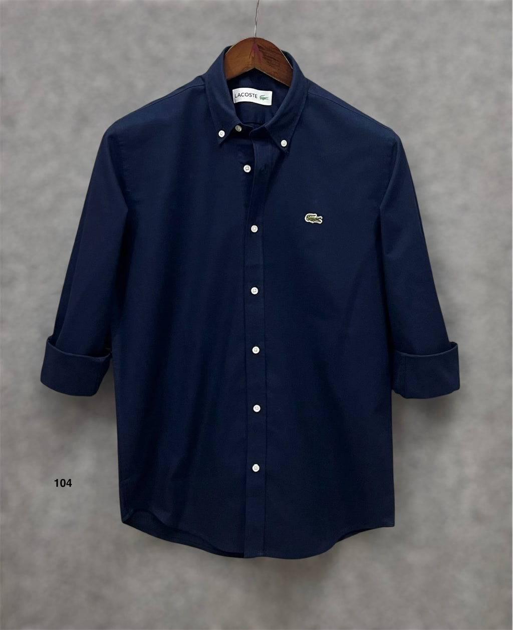 Premium Solid Oxford Cotton Shirt Navy | Solid Shirt | Shirtology Bangladesh