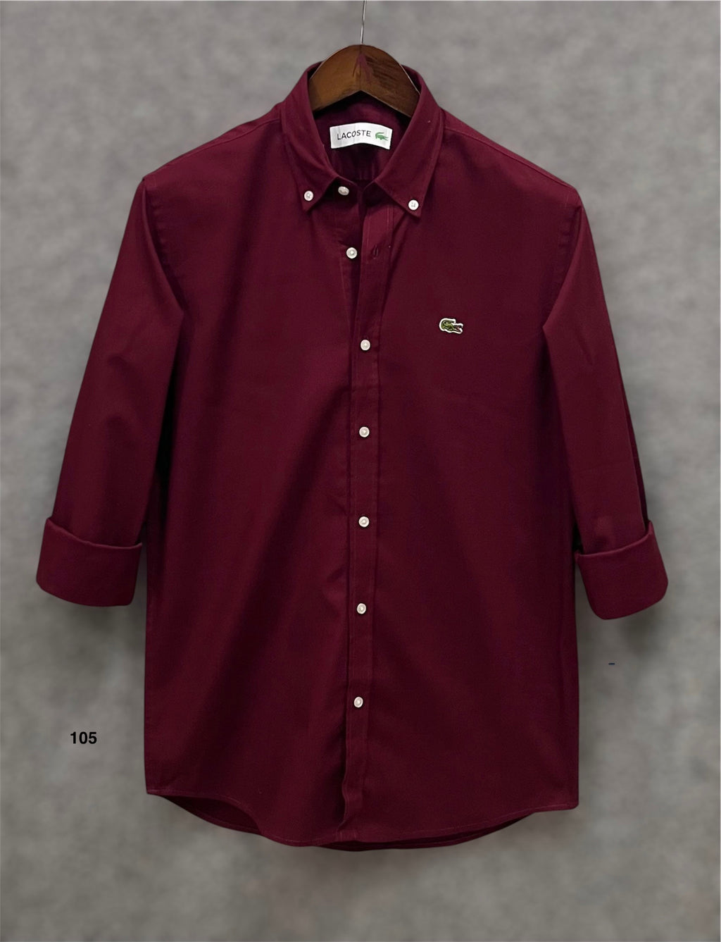 Premium Solid Oxford Cotton Shirt Maroon | Solid Shirt | Shirtology Bangladesh