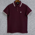 Premium Ultra Heavyweight Luxury Finish Polo Tshirt FPPL Maroon (New)