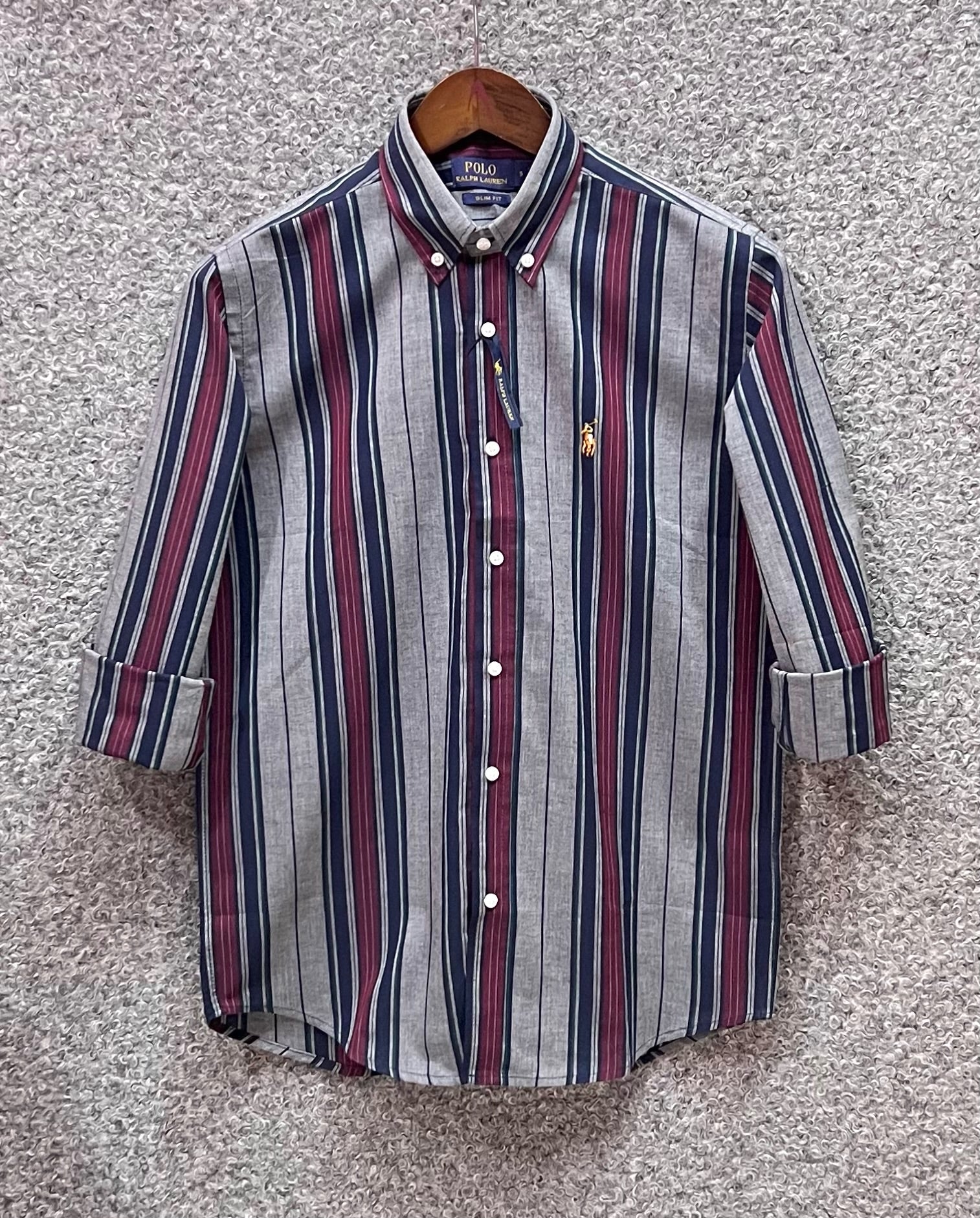 Premium Stripe Full Sleeve Shirt | Stripe Shirt | Shirtology Bangladesh