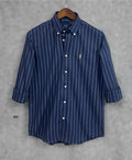 Premium Stripe Full Sleeve Shirt | Stripe Shirt | Shirtology Bangladesh