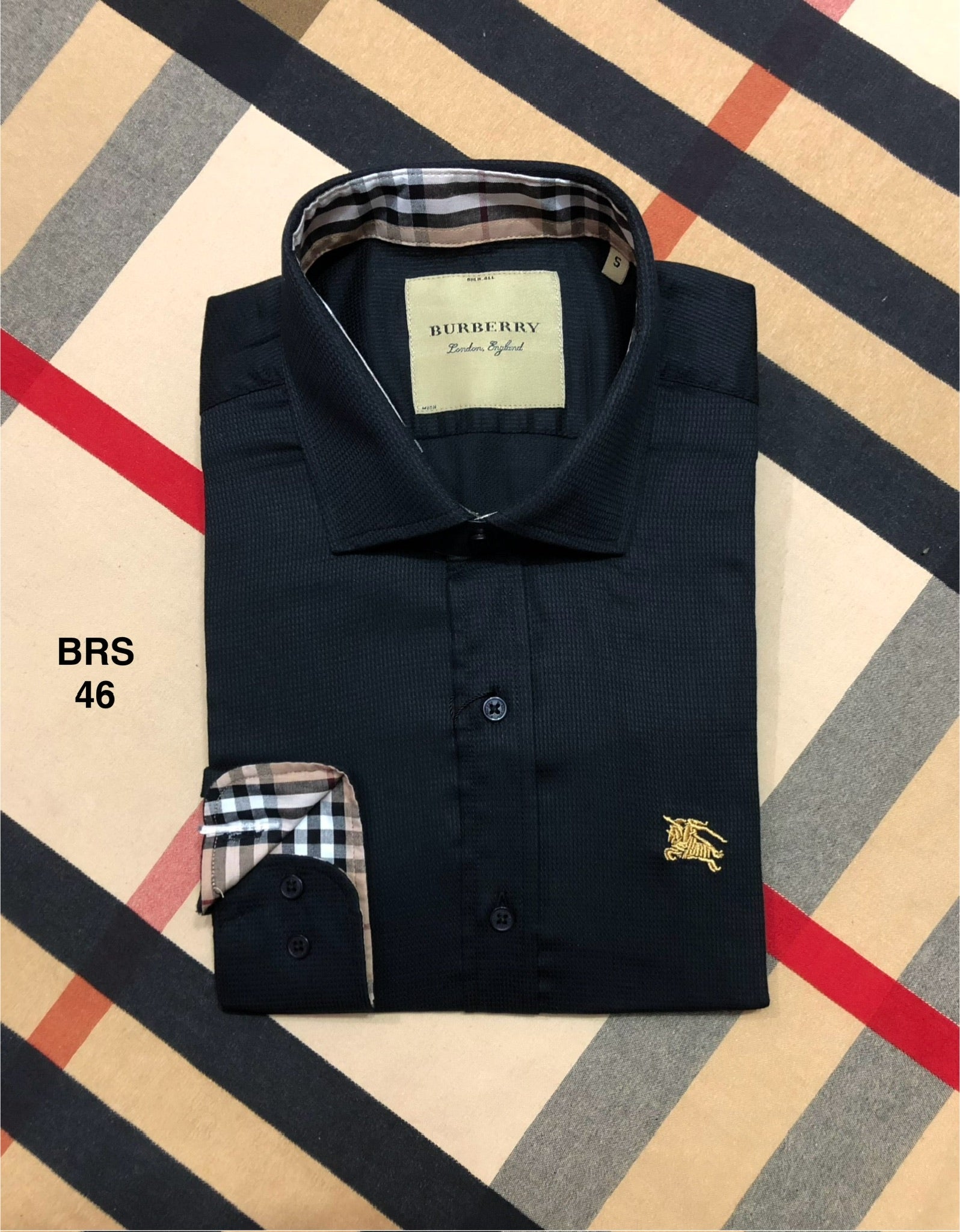 Signature Solid Shirt BRS Fancy cotton Black 46 | Shirtology Bangladesh