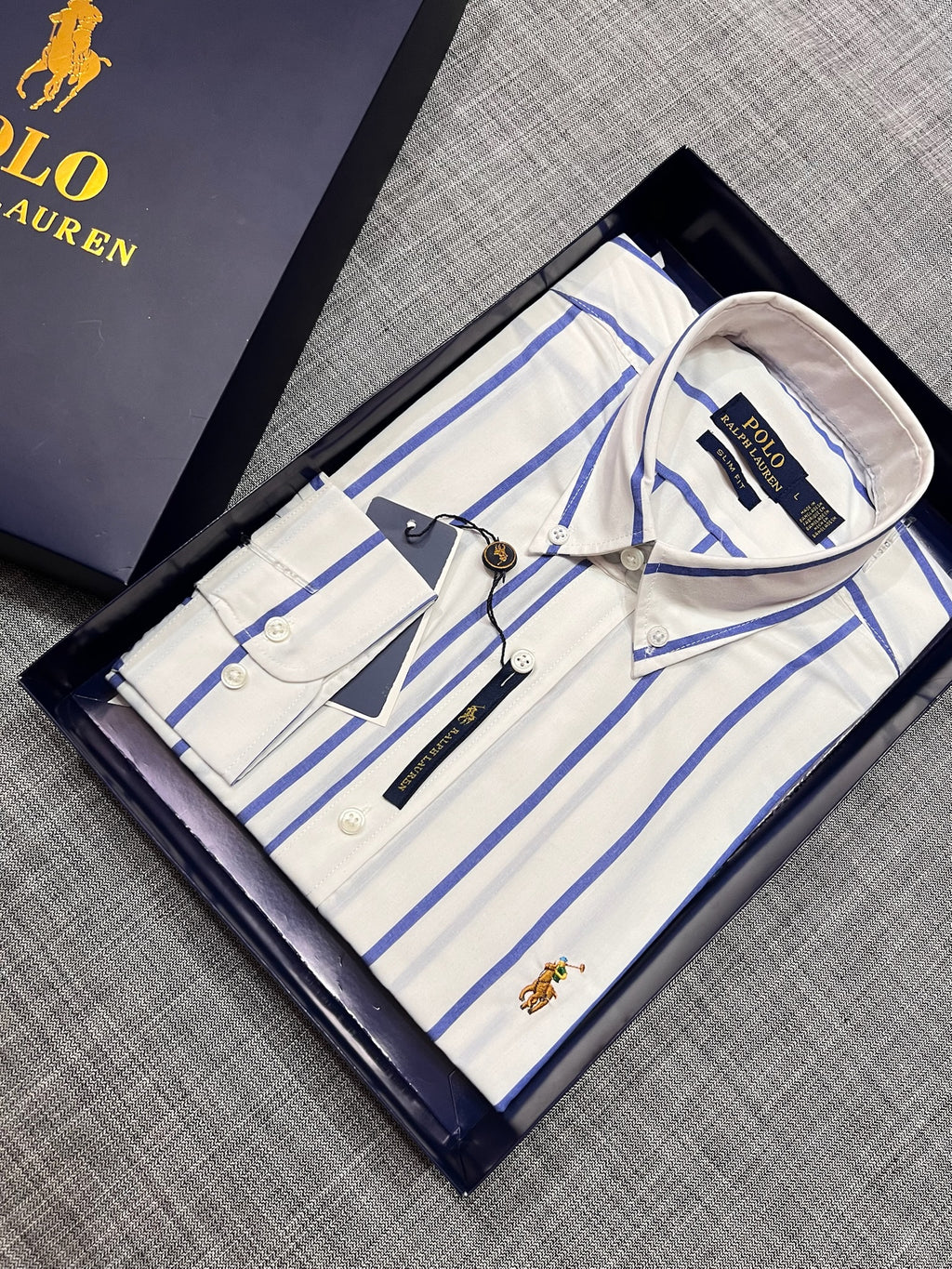 Premium Stripe Full Sleeve Shirt  RLST 177