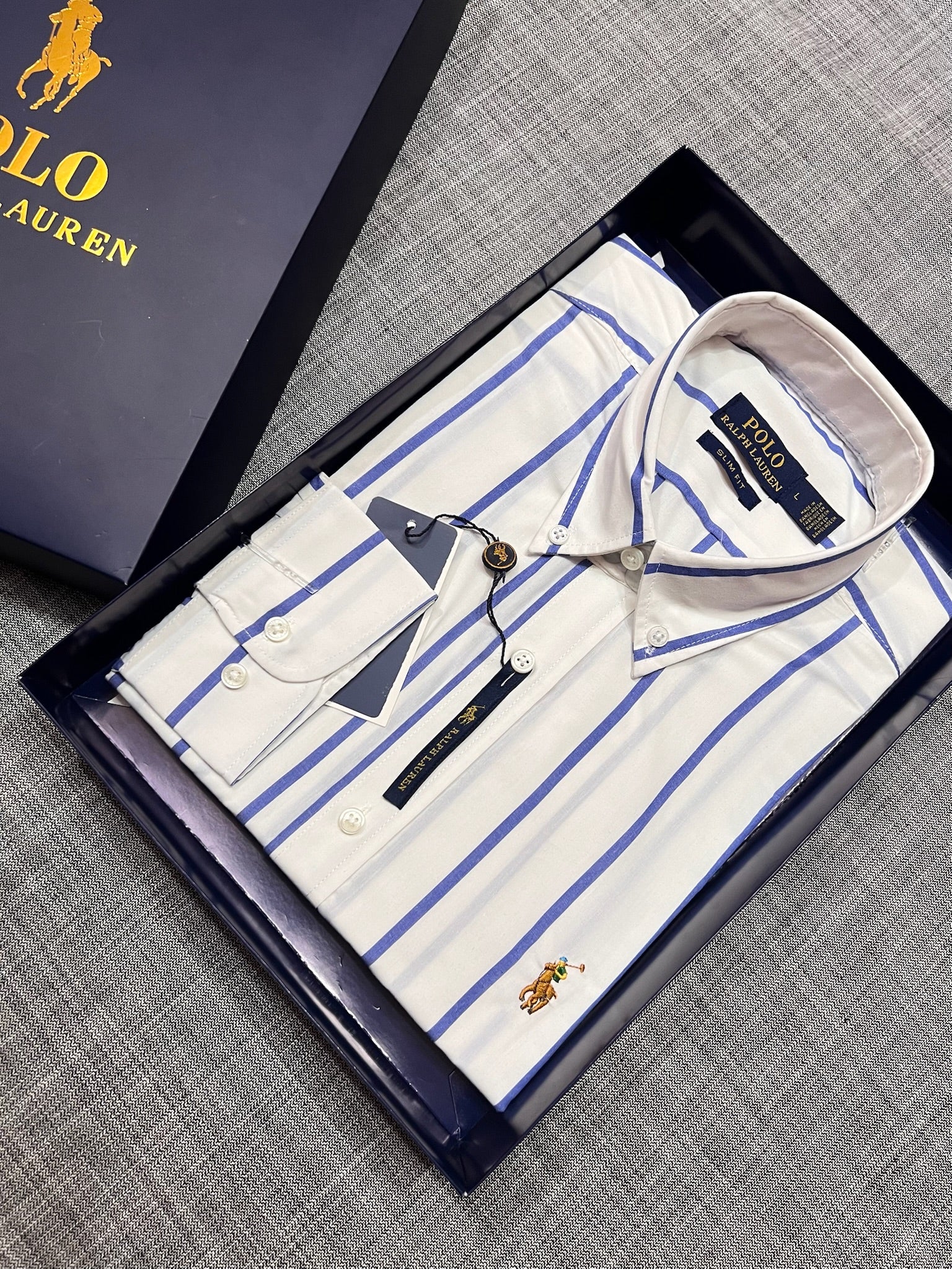 Premium Stripe Full Sleeve Shirt  RLST 177