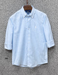Luxury Linen Blend Solid Shirt with Cane Collar RLS 325