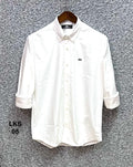 Premium Solid Oxford Cotton Shirt White | Solid Shirt | Shirtology Bangladesh