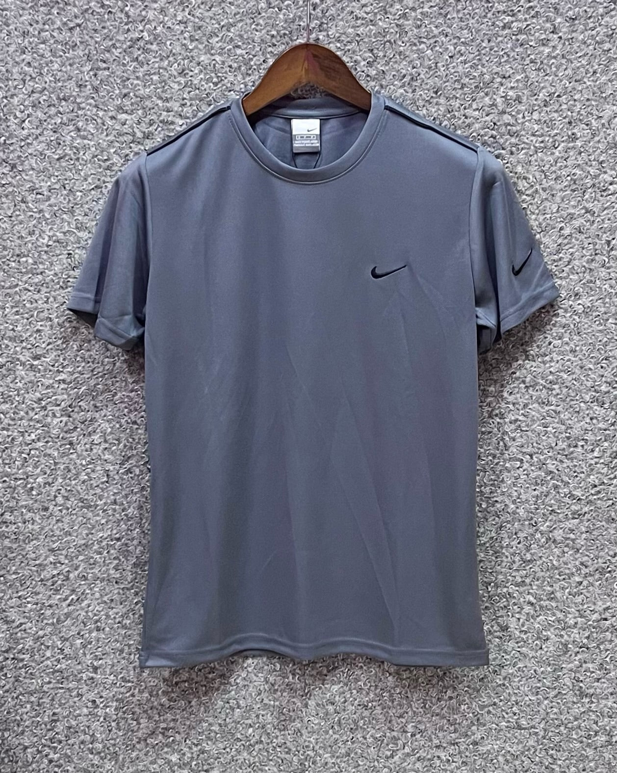 Premium shoulder piping jersey tshirt NKJ Ash | Shirtology Bangladesh