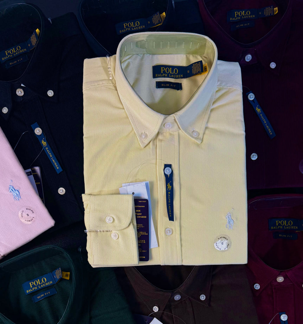 Elite Corduroy Button-Down Shirt Cord 220