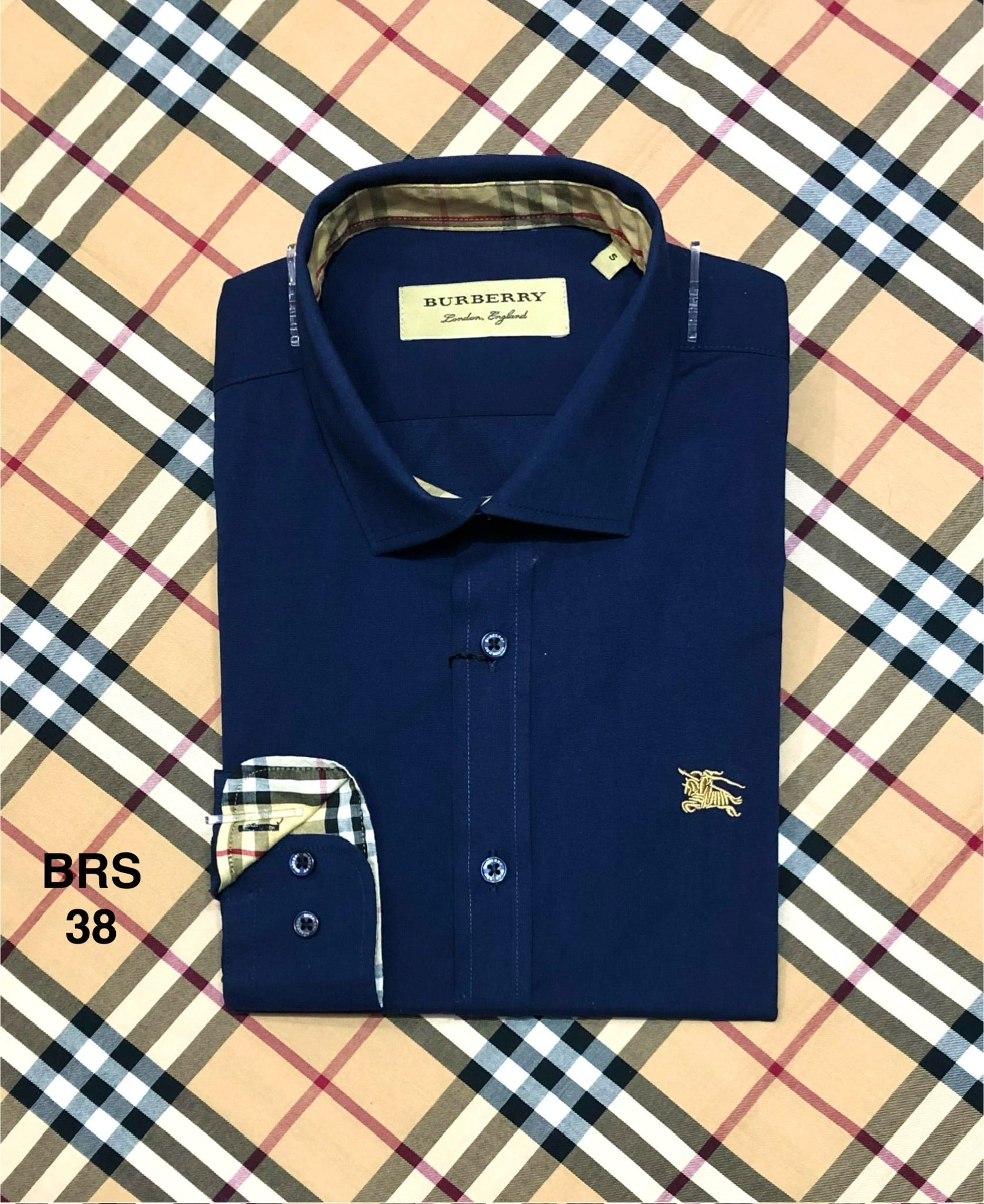 Signature Solid Shirt BRS Formal collar Navy | Shirtology Bangladesh