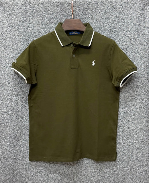 Classic Sophisticated Polo TShirt RLTP Olive