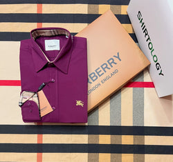 Signature Solid Shirt BRS Maroon 10 | Shirtology Bangladesh